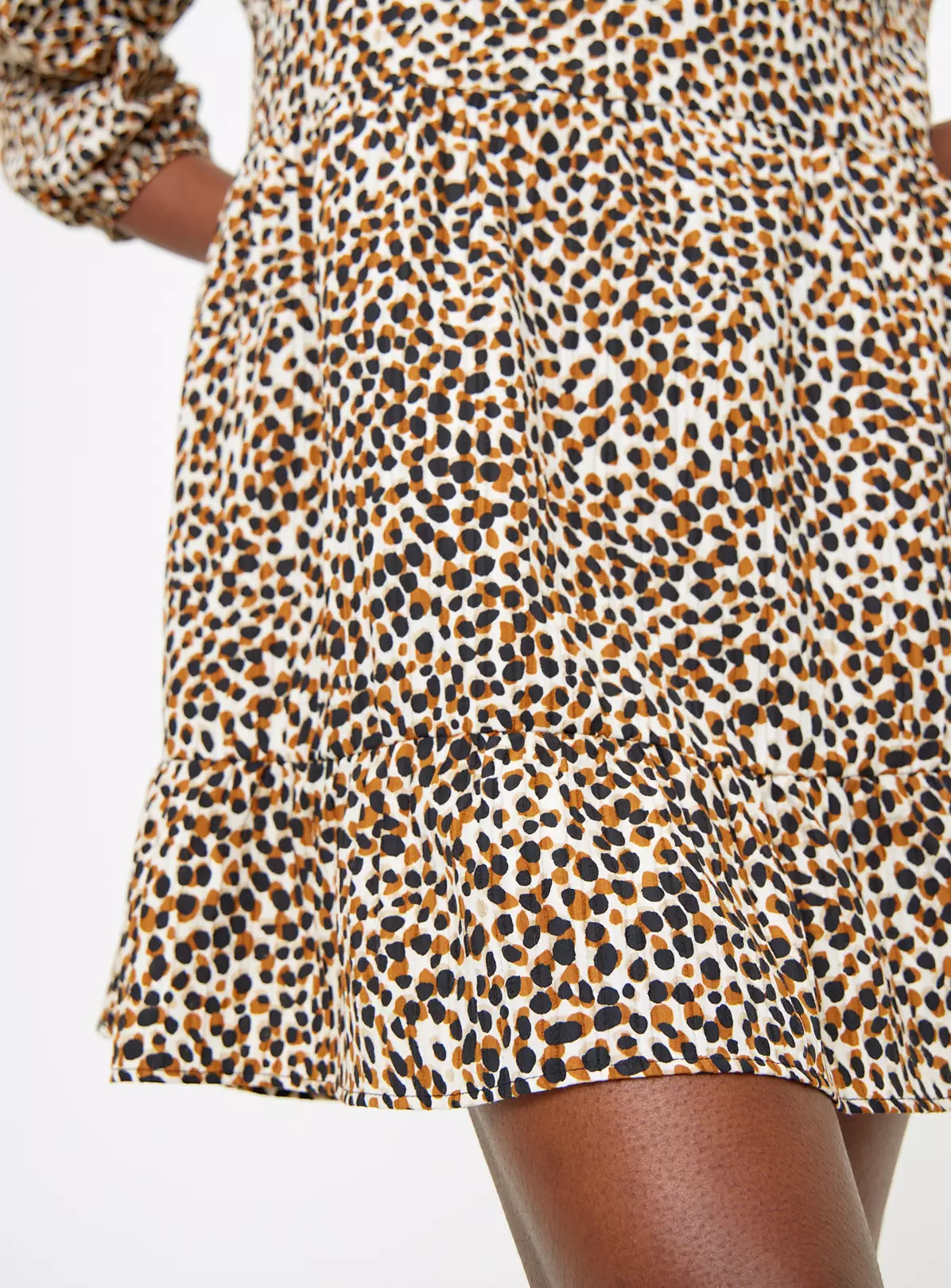 Animal Spot Print Tiered Dress 10 3 Animal Spot Print Tiered Dress 10 - Image 3