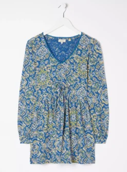 FATFACE Gina Aztec Texture Tunic 20