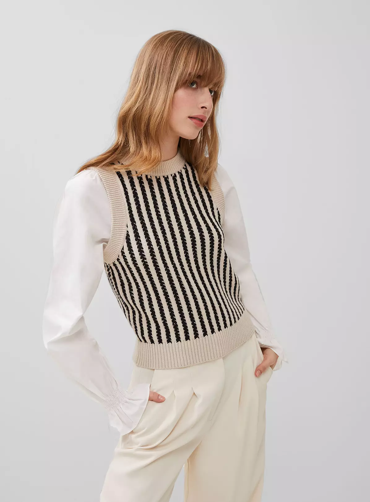 FRENCH CONNECTION Moma Vest Mix S 2 FRENCH CONNECTION Moma Vest Mix S - Image 2