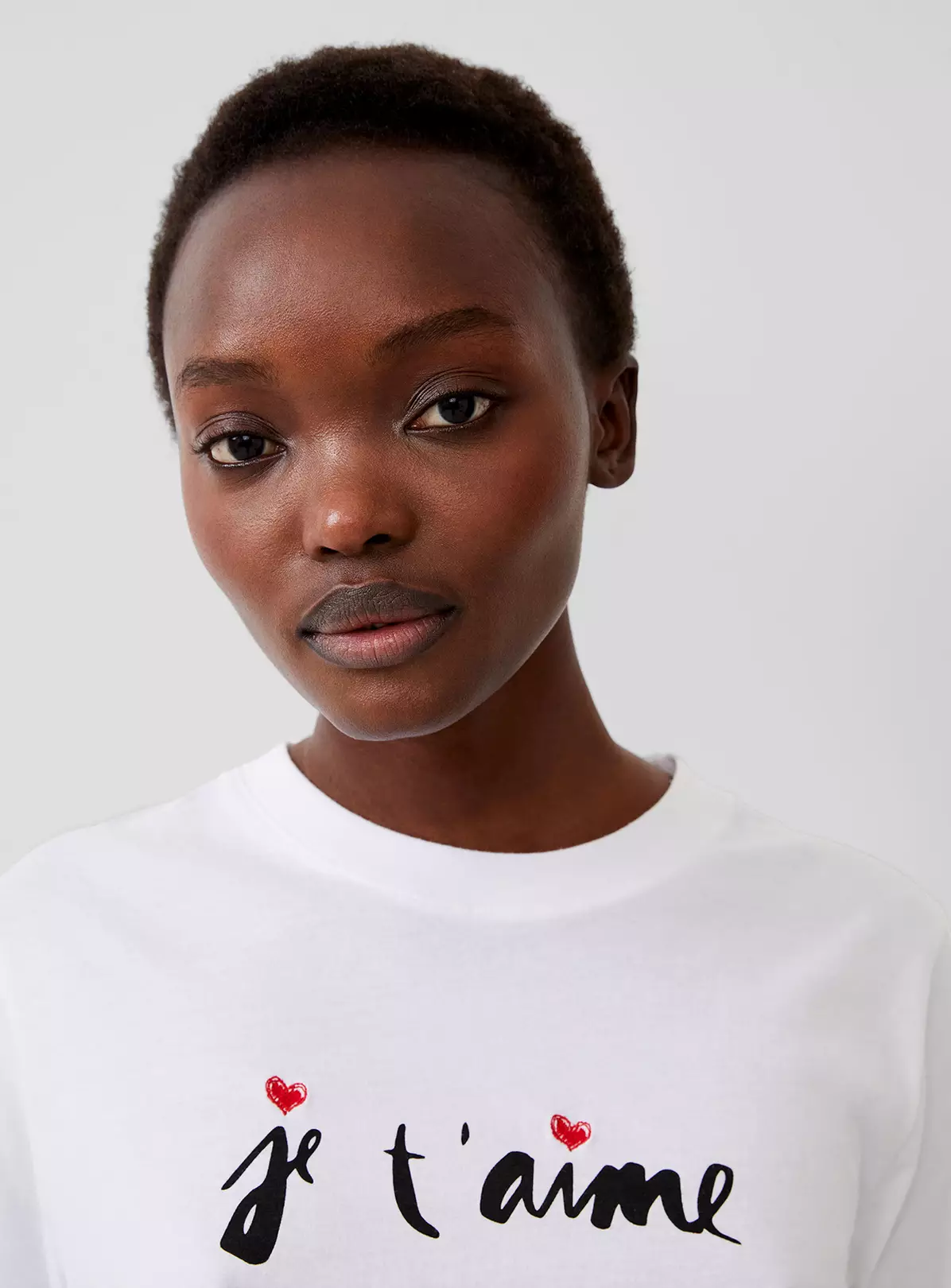 FRENCH CONNECTION Je T'Aime Graphic T Shirt XL 2 FRENCH CONNECTION Je T'Aime Graphic T Shirt XL - Image 2