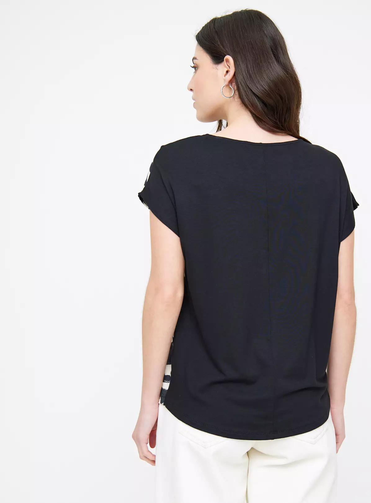 Mono Floral Print Top 10 2 Mono Floral Print Top 10 - Image 2