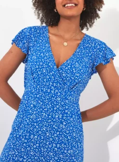 JOE BROWNS Ditsy Floral Wrap Jumpsuit 18 7 JOE BROWNS Ditsy Floral Wrap Jumpsuit 18 -Fit In Dress Sales tuc144398708 Blue R Z004A