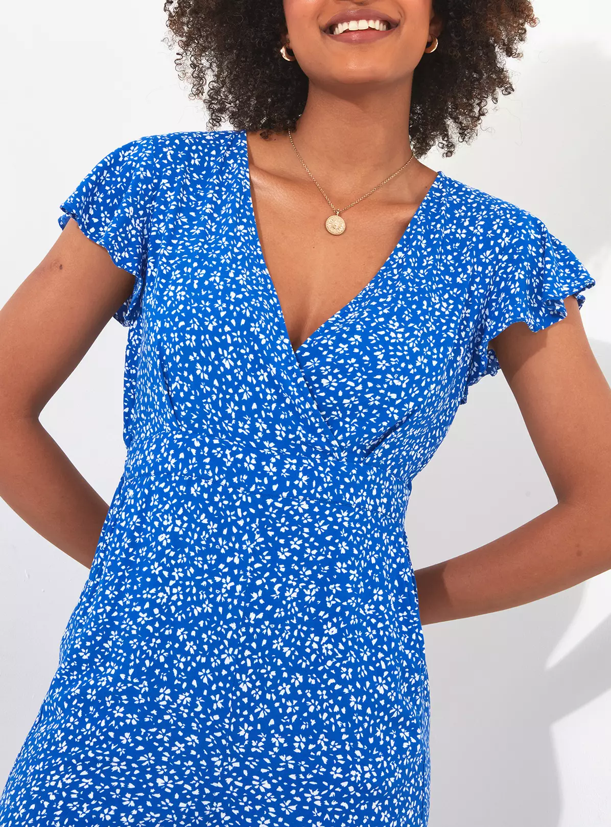 JOE BROWNS Ditsy Floral Wrap Jumpsuit 18 4 JOE BROWNS Ditsy Floral Wrap Jumpsuit 18 - Image 4