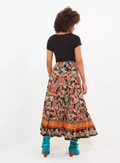 JOE BROWNS Sequinned Paisley Maxi Skirt 14 8 JOE BROWNS Sequinned Paisley Maxi Skirt 14 -Fit In Dress Sales tuc144399786 Multi20Coloured R Z004A