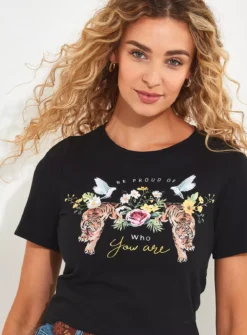 JOE BROWNS Tiger 'Be Proud' Graphic Tee 16