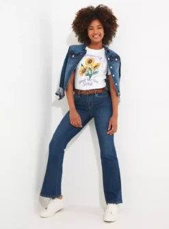 JOE BROWNS Sunflower 'Sunshine' Graphic Tee 18 -Fit In Dress Sales tuc144402316 White R Z003A