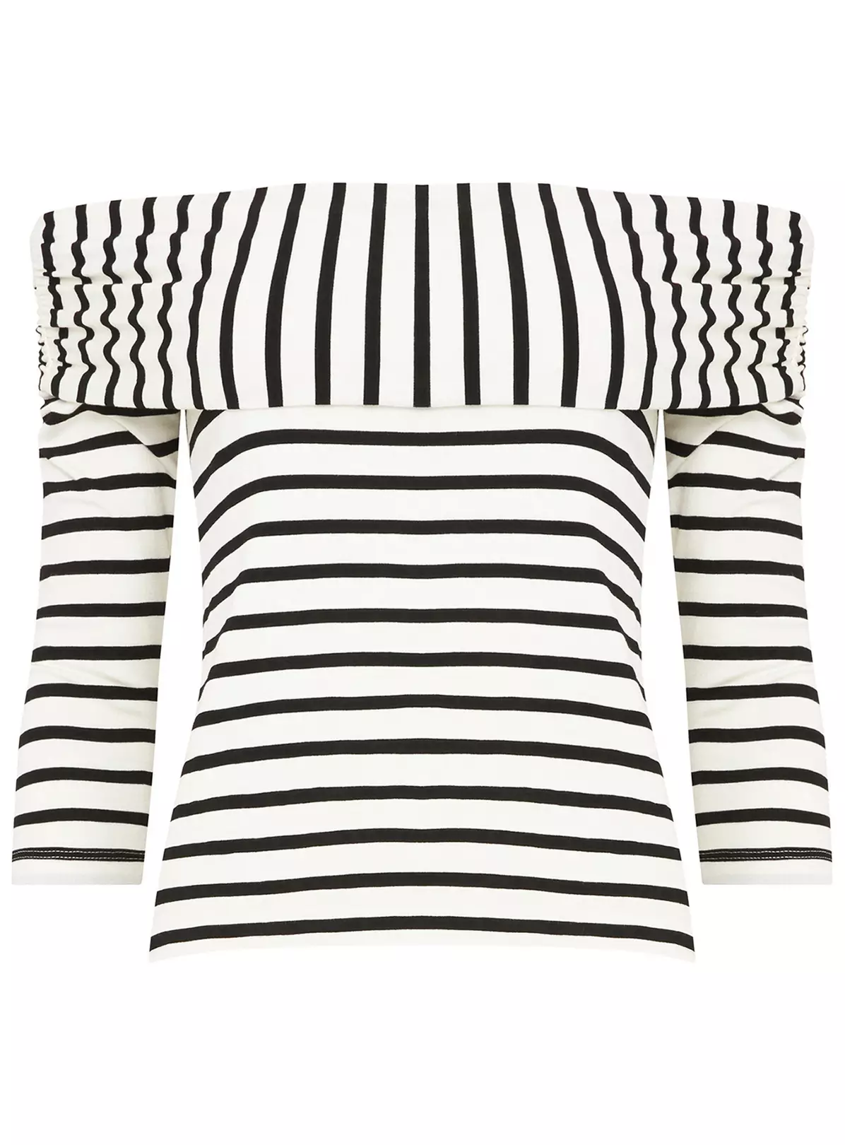 JOE BROWNS Striped Long Sleeve Bardot Top 10 5 JOE BROWNS Striped Long Sleeve Bardot Top 10 - Image 5
