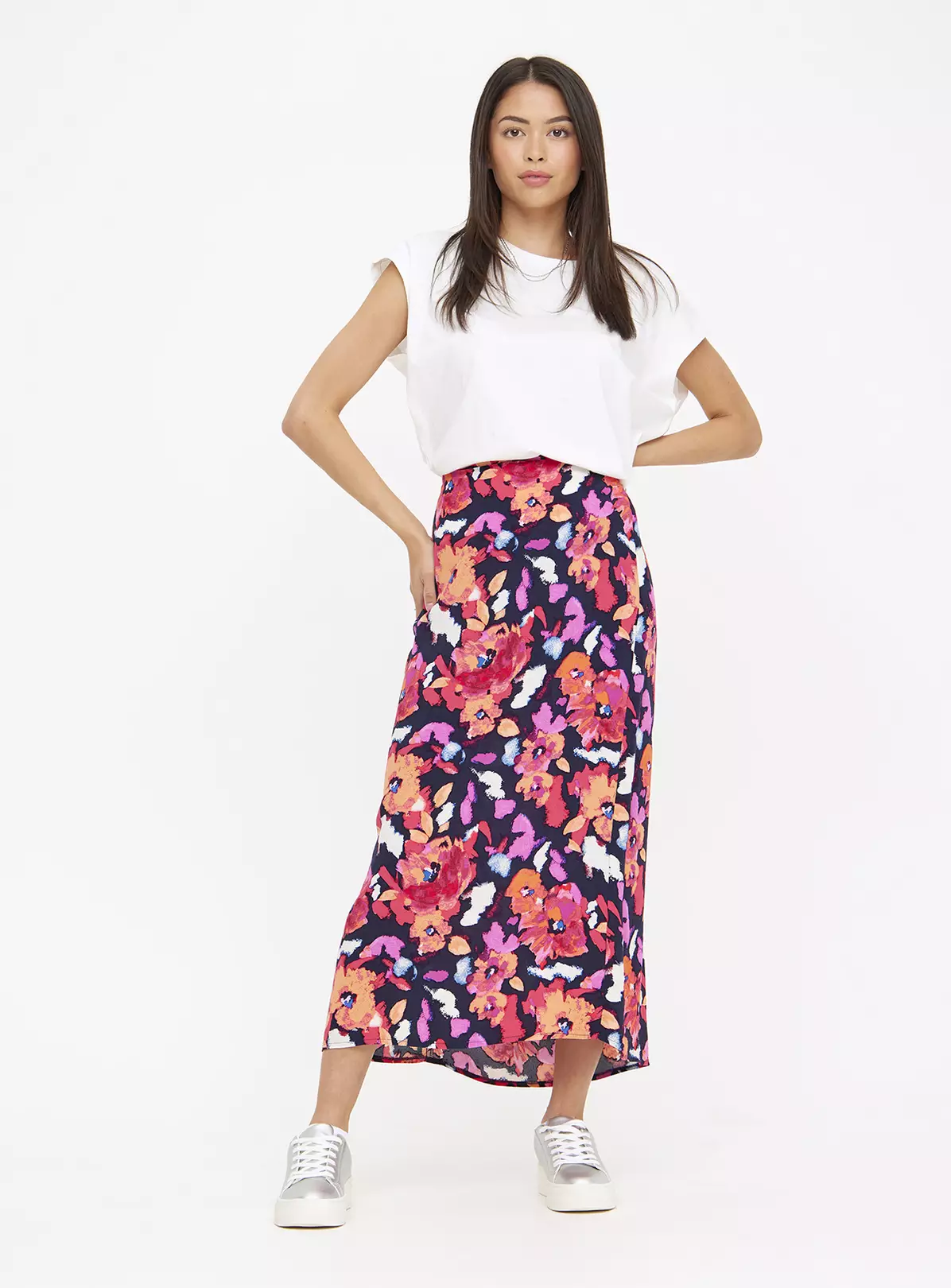 Bold Floral Midaxi Column Skirt 22 4 Bold Floral Midaxi Column Skirt 22 - Image 4