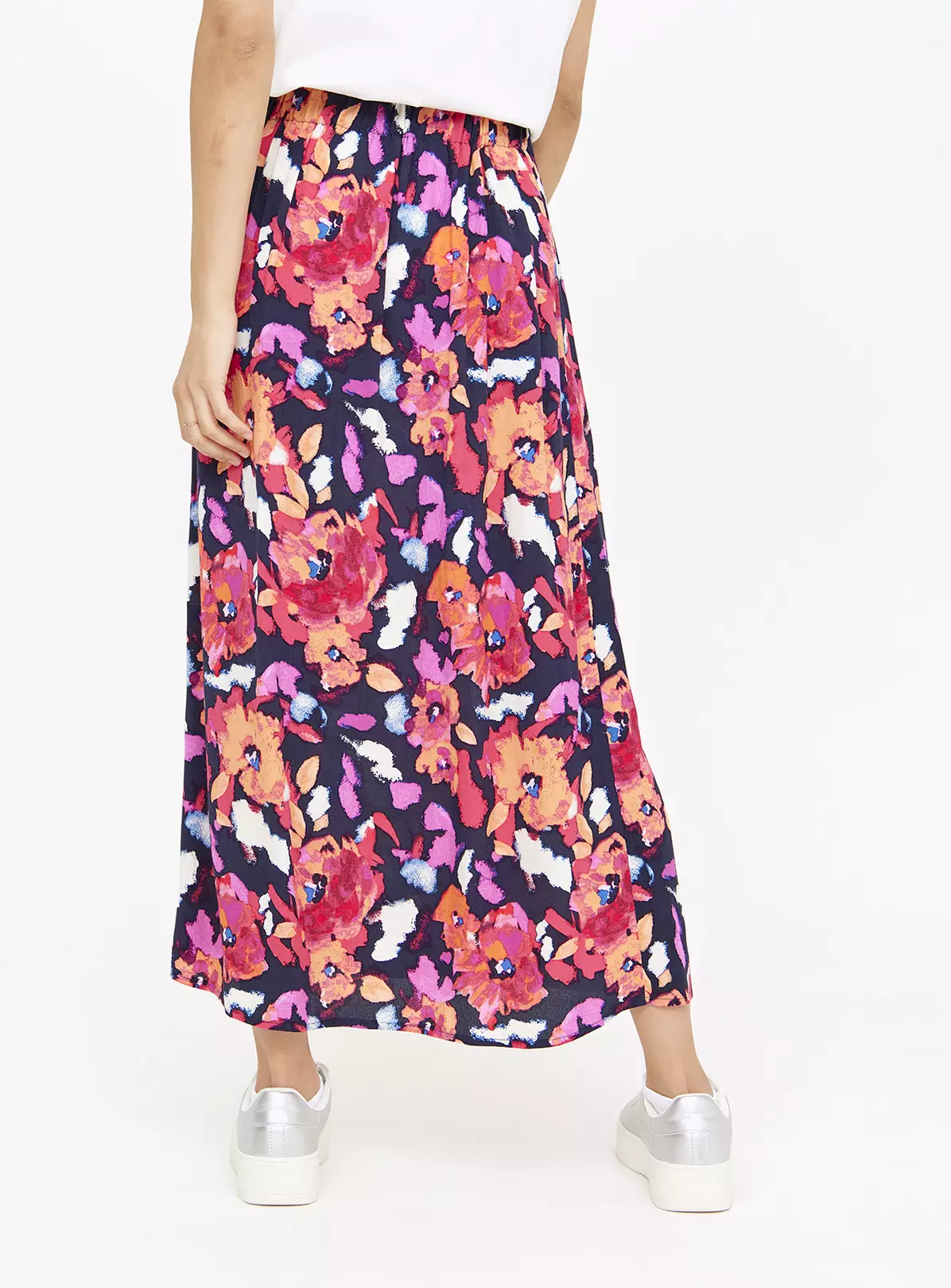 Bold Floral Midaxi Column Skirt 22 1 Bold Floral Midaxi Column Skirt 22