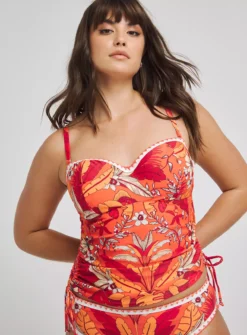 FIGLEAVES Frida Bandeau Tankini Top 32G -Fit In Dress Sales tuc144476500 Multi20Coloured R Z001A