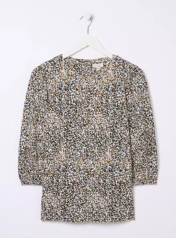 FATFACE Penny Dappled Spot Top 22 7 FATFACE Penny Dappled Spot Top 22 -Fit In Dress Sales tuc144497765 Natural R Z004A