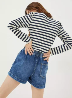 FATFACE Ashby Pull On Denim Shorts 22