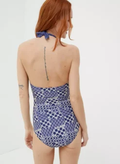 FATFACE Ari Patchwork Geo Swimsuit 6 8 FATFACE Ari Patchwork Geo Swimsuit 6 -Fit In Dress Sales tuc144499832 Blue R Z002A 1