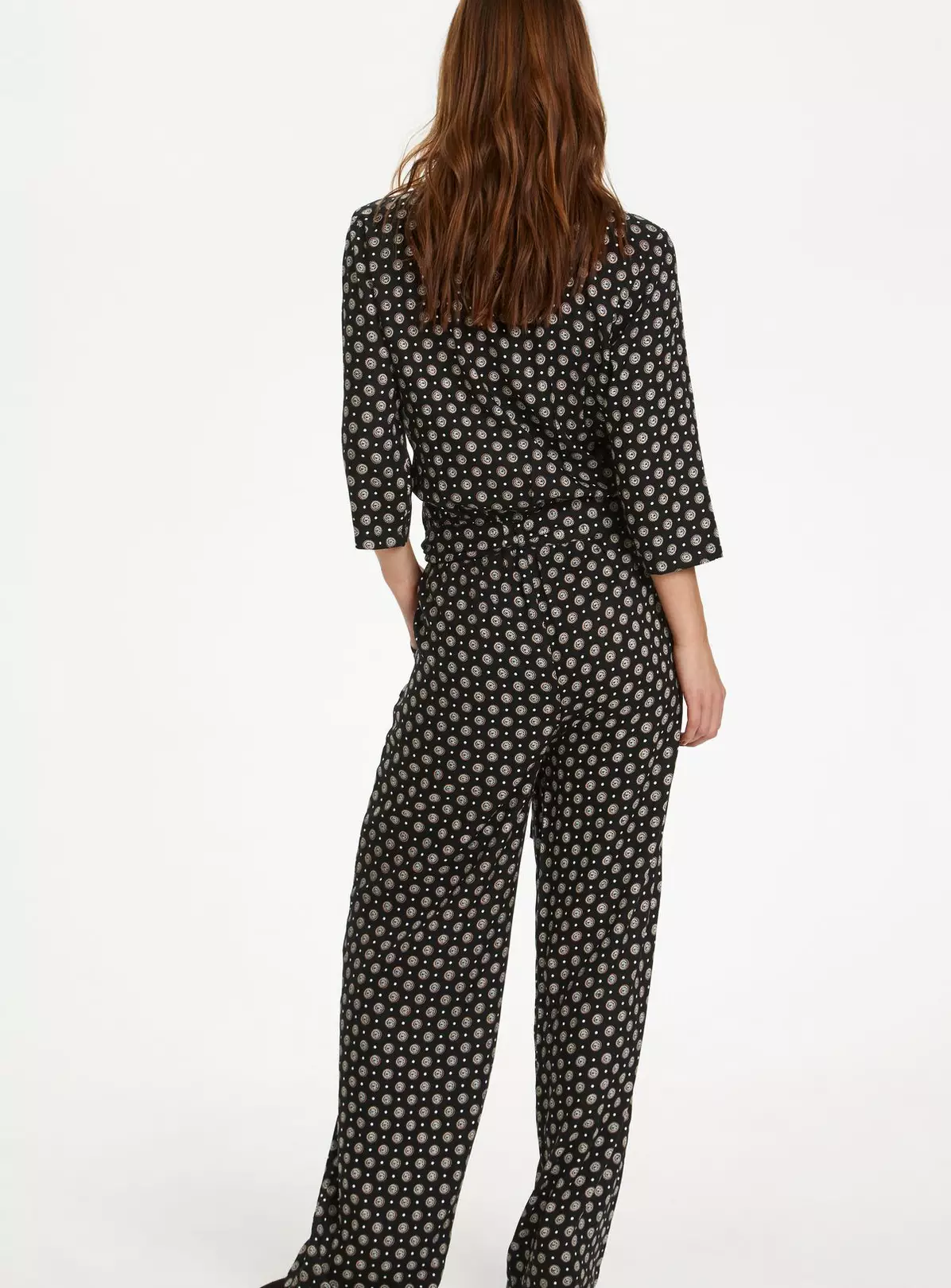 KAFFE Rutie Print Wide Leg Jumpsuit 18 3 KAFFE Rutie Print Wide Leg Jumpsuit 18 - Image 3