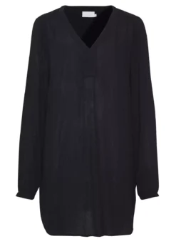 KAFFE Amber V Neck Long Sleeve Tunic 18