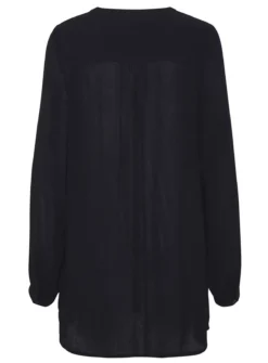 KAFFE Amber V Neck Long Sleeve Tunic 18 10 KAFFE Amber V Neck Long Sleeve Tunic 18 -Fit In Dress Sales tuc144626061 Black R Z005A 1