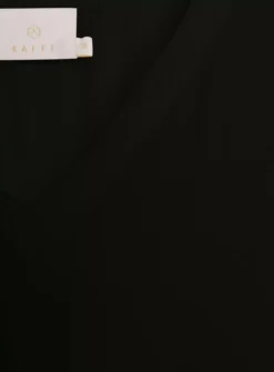 KAFFE Amber V Neck Long Sleeve Tunic 18 9 KAFFE Amber V Neck Long Sleeve Tunic 18 -Fit In Dress Sales tuc144626061 Black R Z006A 1