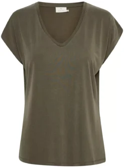 KAFFE Lise T Shirt XL -Fit In Dress Sales tuc144627179 Green R Z004A