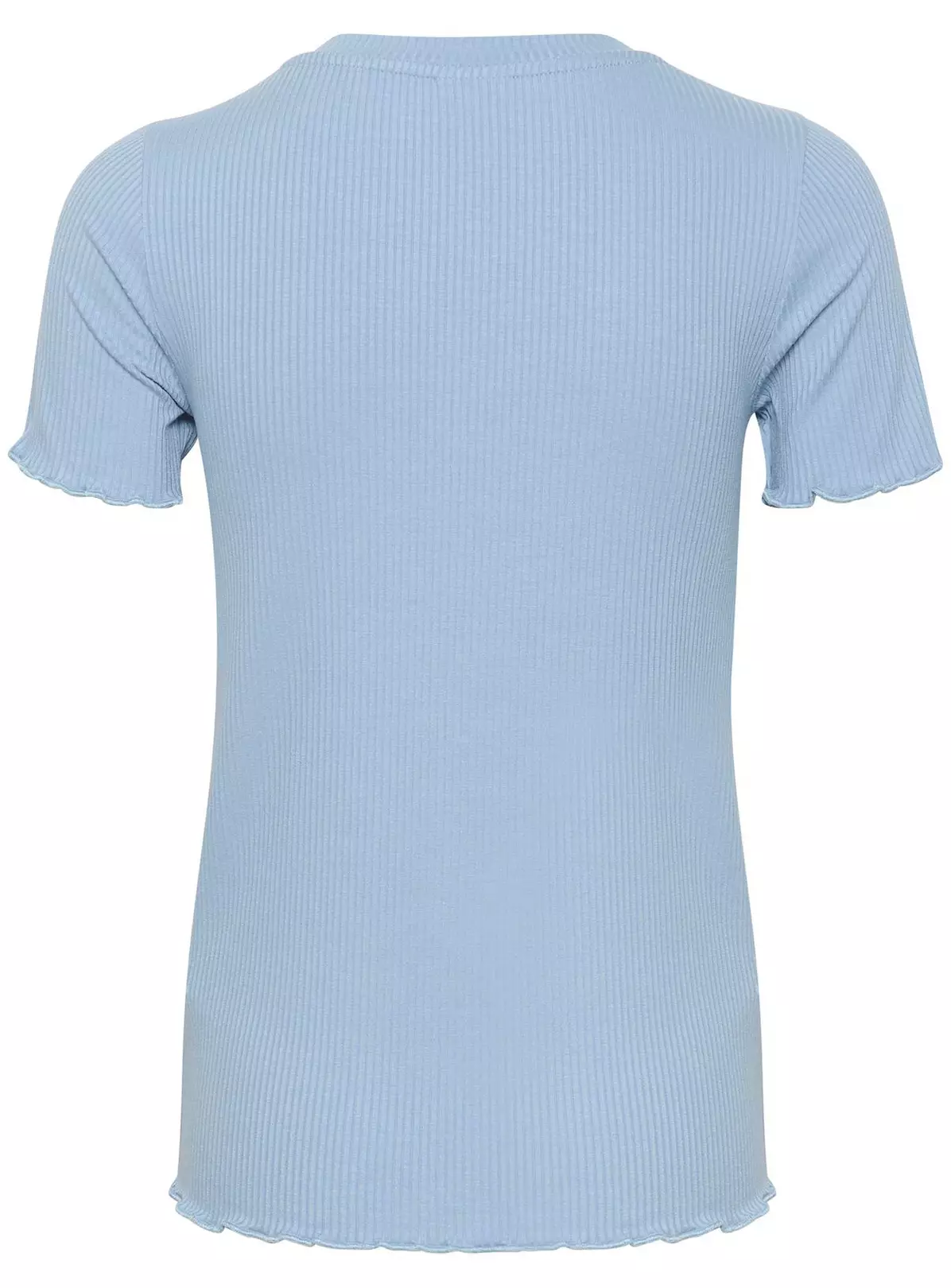 KAFFE Drew Short Sleeve Rib T Shirt Blue M 1 KAFFE Drew Short Sleeve Rib T Shirt Blue M