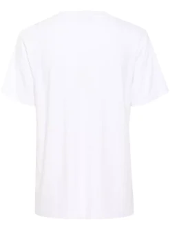 KAFFE Elin Short Sleeve Graphic Tee T Shirt XL 10 KAFFE Elin Short Sleeve Graphic Tee T Shirt XL -Fit In Dress Sales tuc144637764 White R Z006A