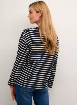 KAFFE Kawinny Long Sleeve T Shirt Blue XL -Fit In Dress Sales tuc144638783 Blue R Z002A 1