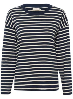 KAFFE Kawinny Long Sleeve T Shirt Blue XL -Fit In Dress Sales tuc144638783 Blue R Z004A 1