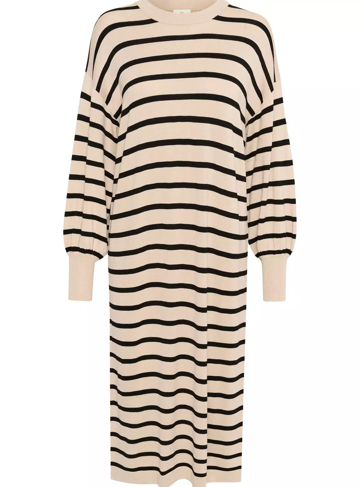 KAFFE Mala Knitted Long Sleeve Midi Dress XL 3 KAFFE Mala Knitted Long Sleeve Midi Dress XL - Image 3